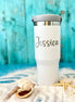 Custom engraved Stanley tumbler with personalized name or design