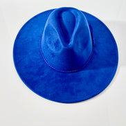 vegan suede wide brim hat blank