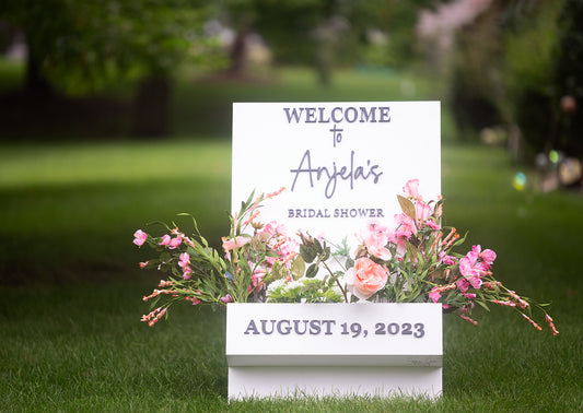 Welcome Event Sign for Bridal Shower