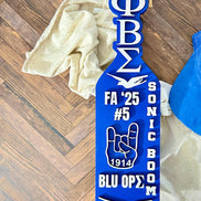 Phi Beta Sigma Wooden Paddle Sign Custom Engraved Fraternity Wall Decor Keepsake Gift