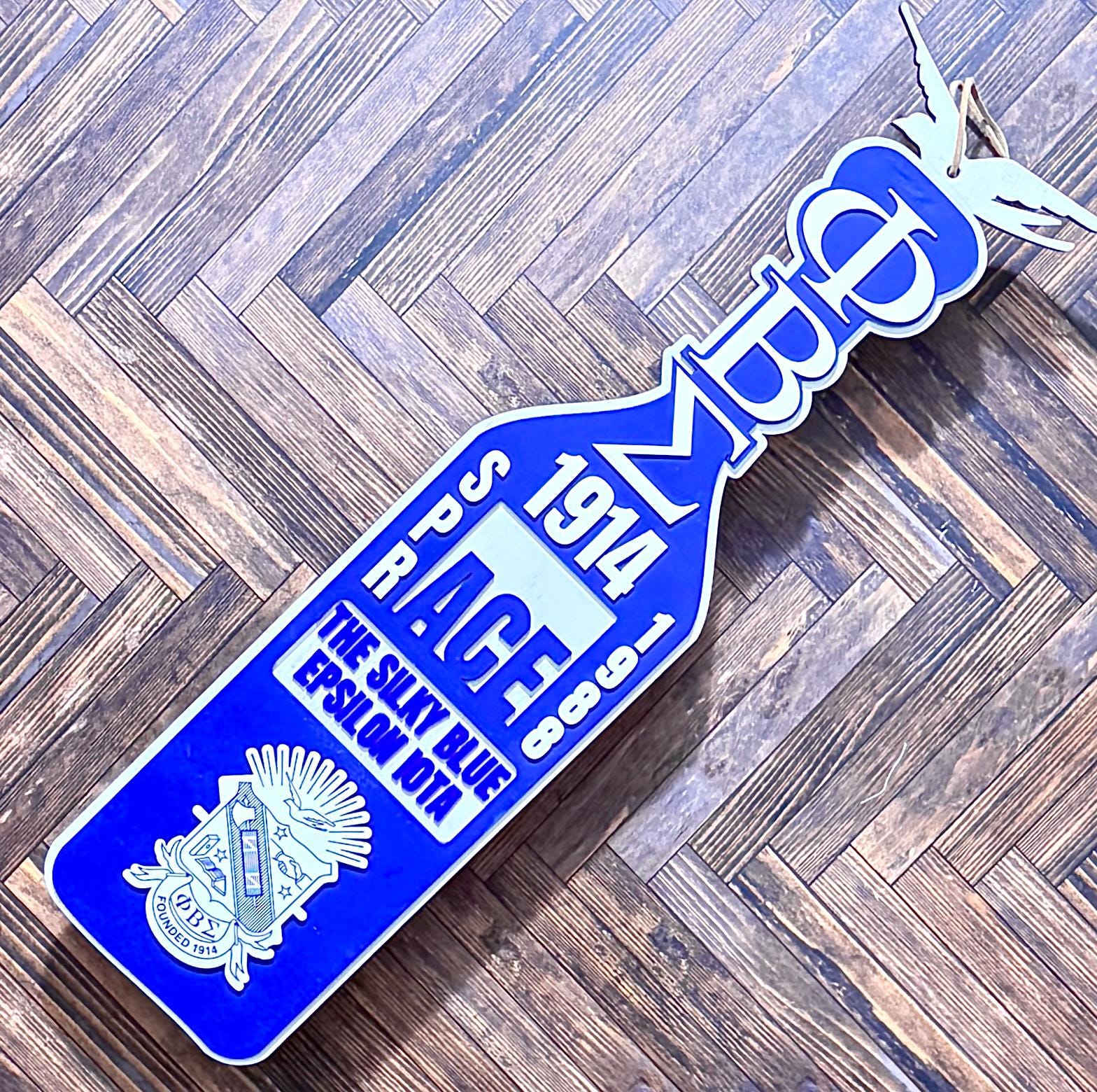 Phi Beta Sigma Wall Decor Paddle with Dover on Handle