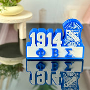 Phi Beta Sigma 3D Printed Desk Plate